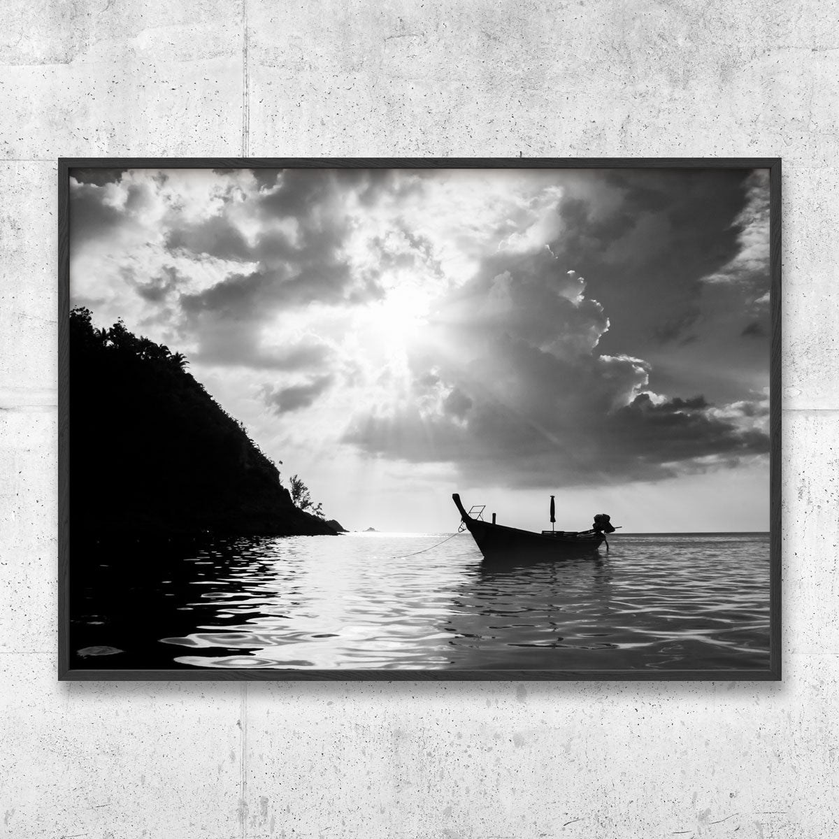 Thai Boat Silhouette