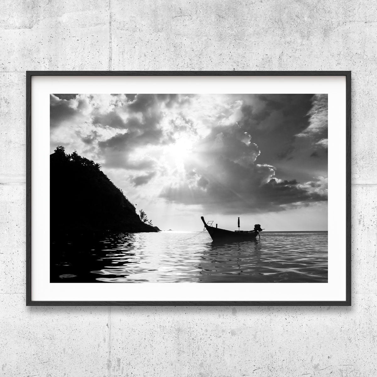 Thai Boat Silhouette