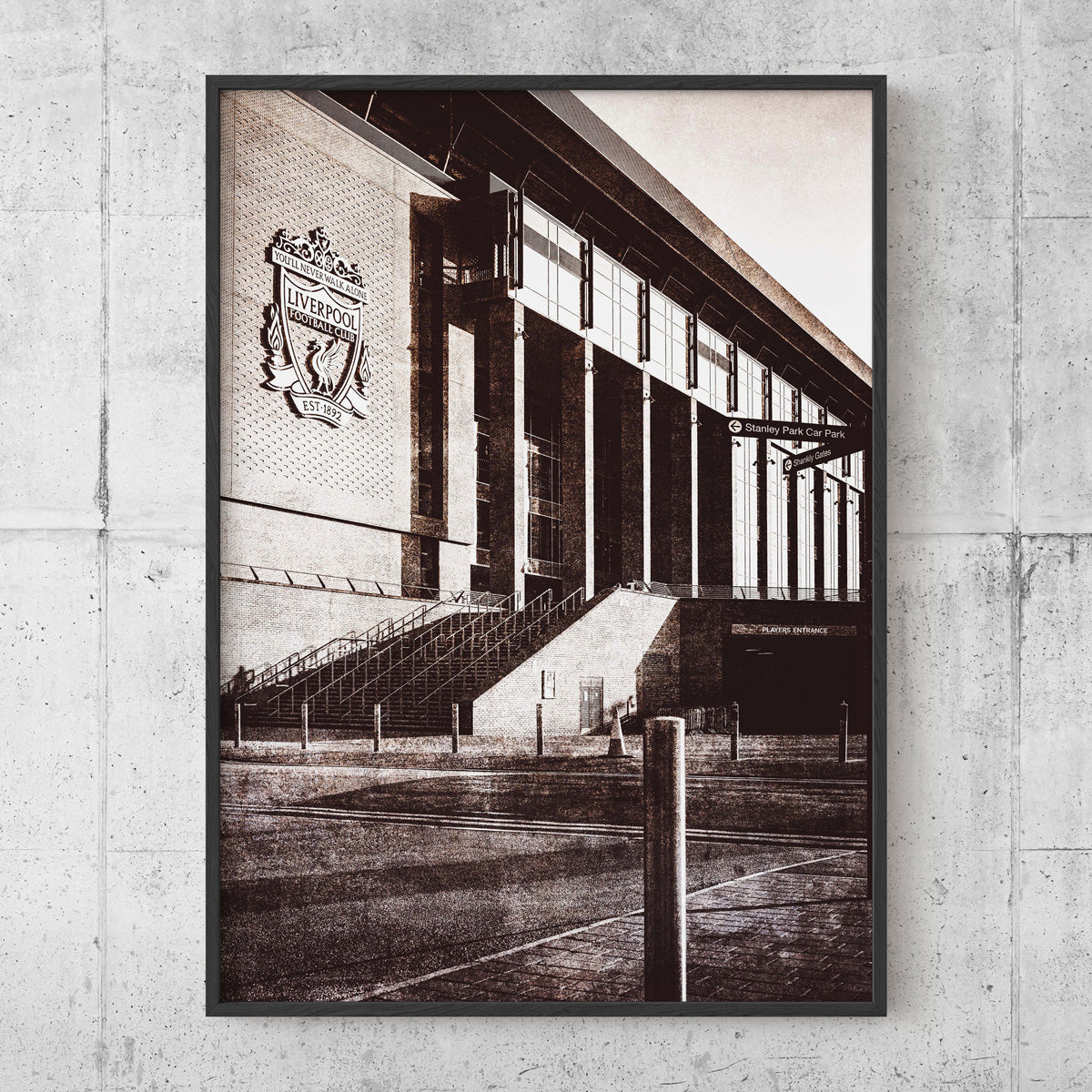 Anfield abstract art