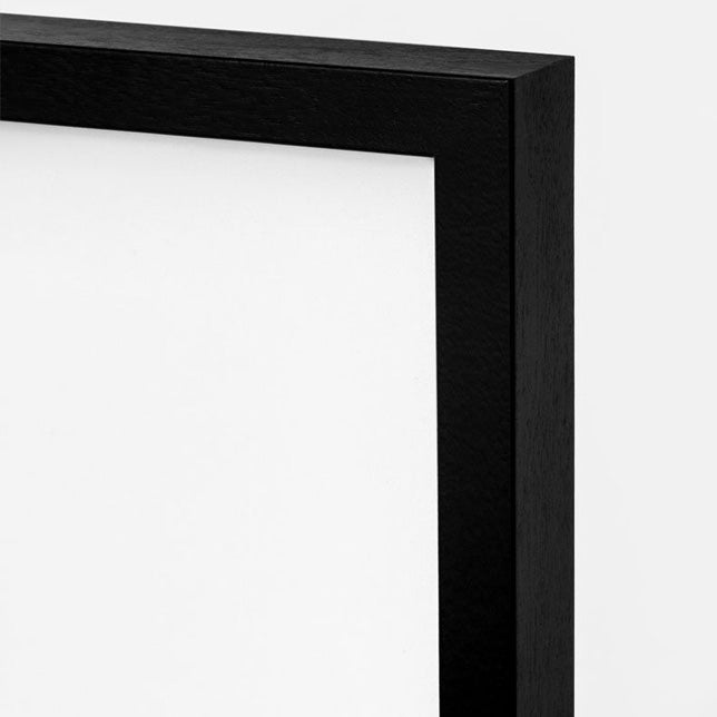 Black wooden frame