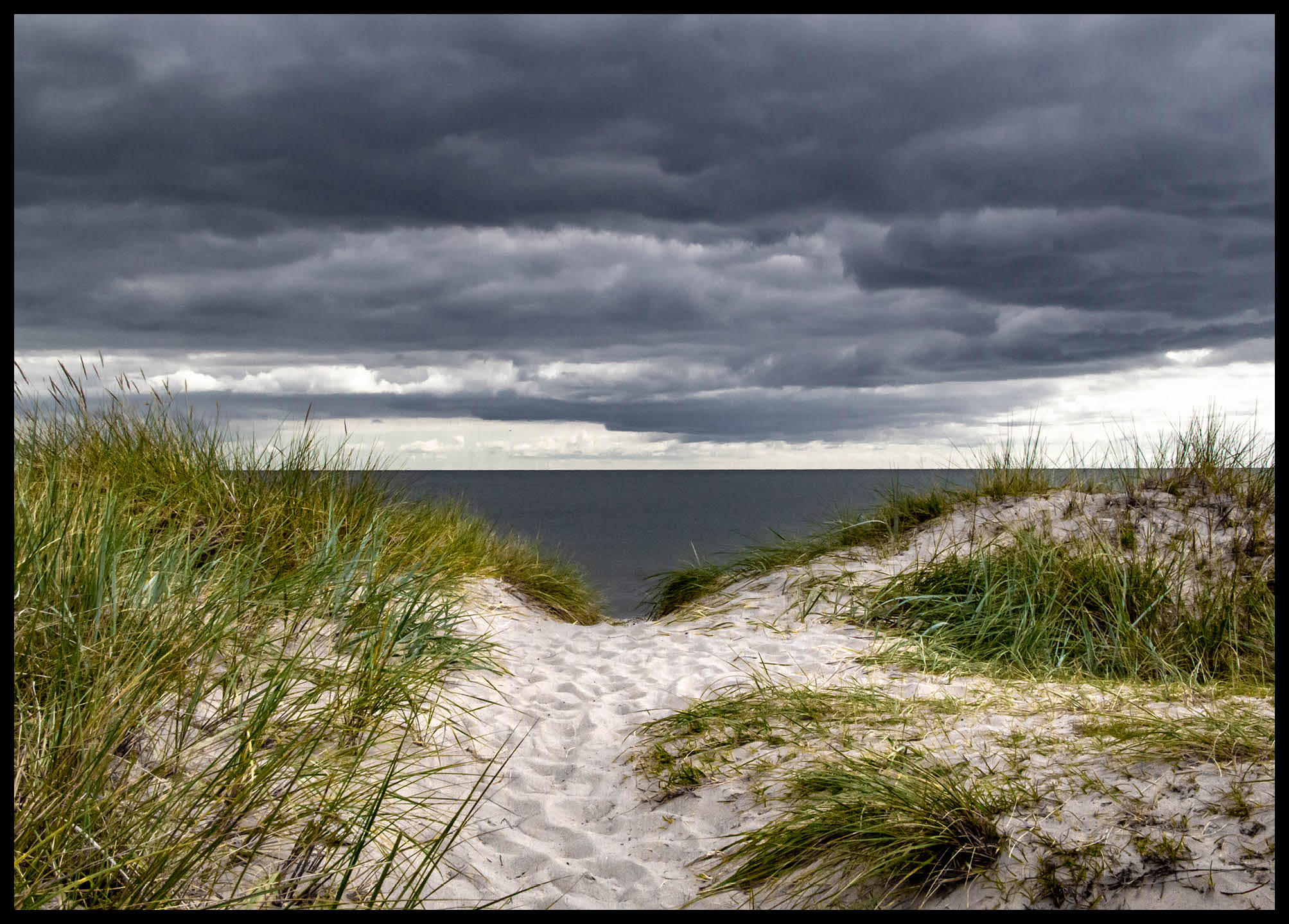 Holmhällar beach landscape