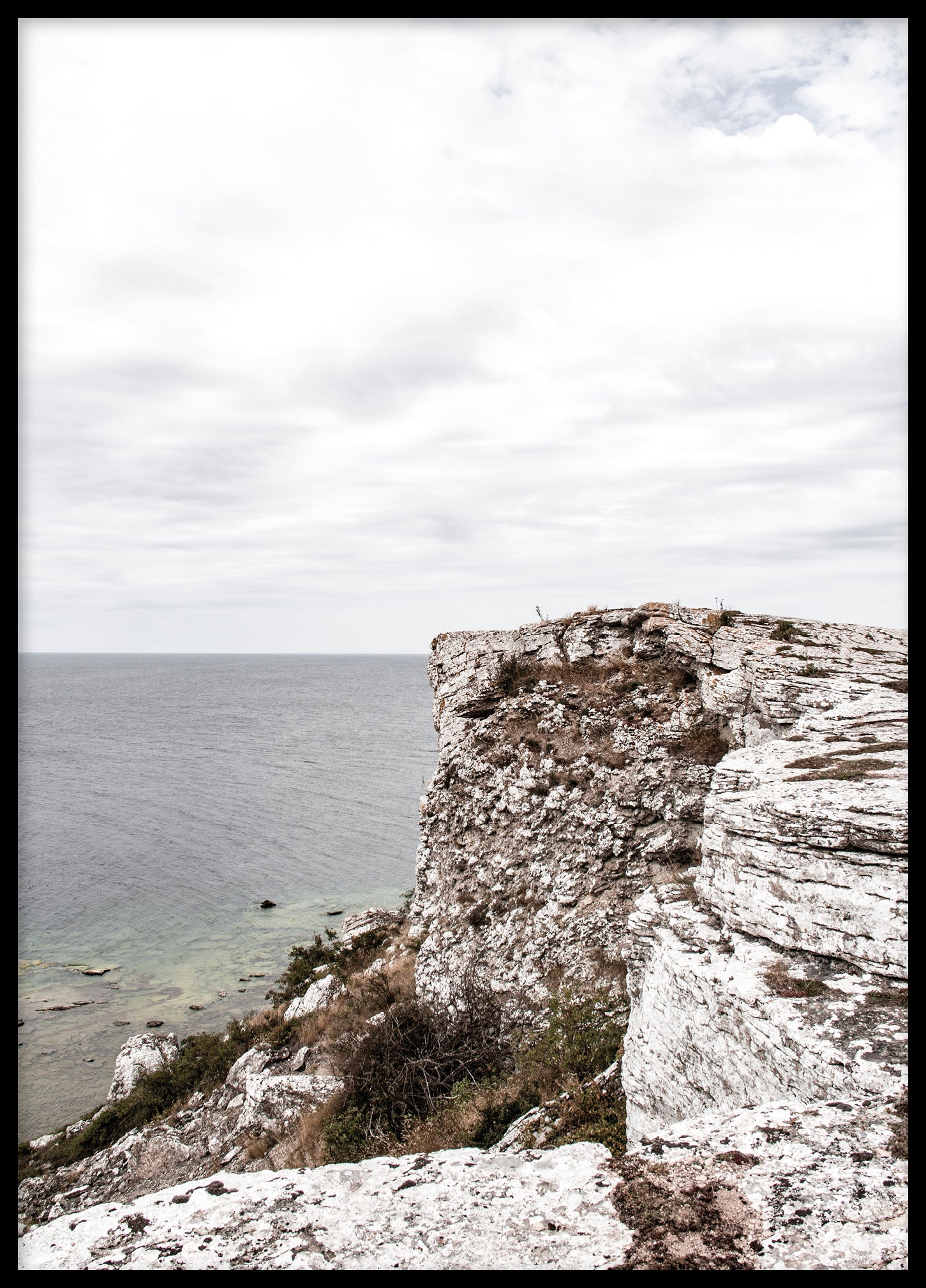 Hoburgen sea view Gotland poster