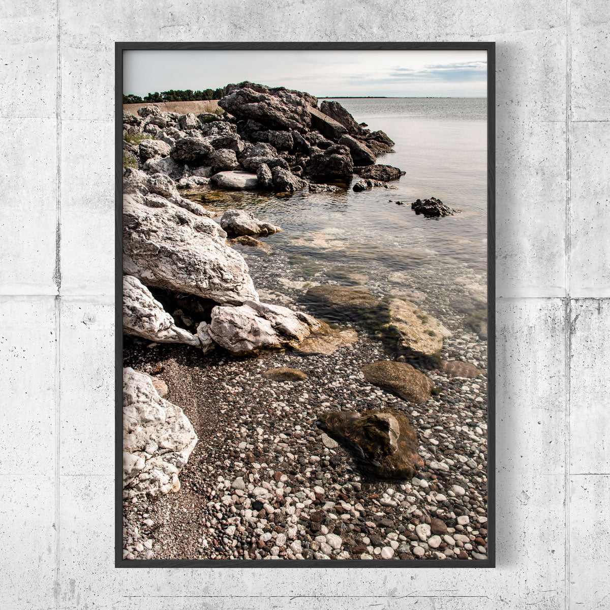 Stones and sea Gotland