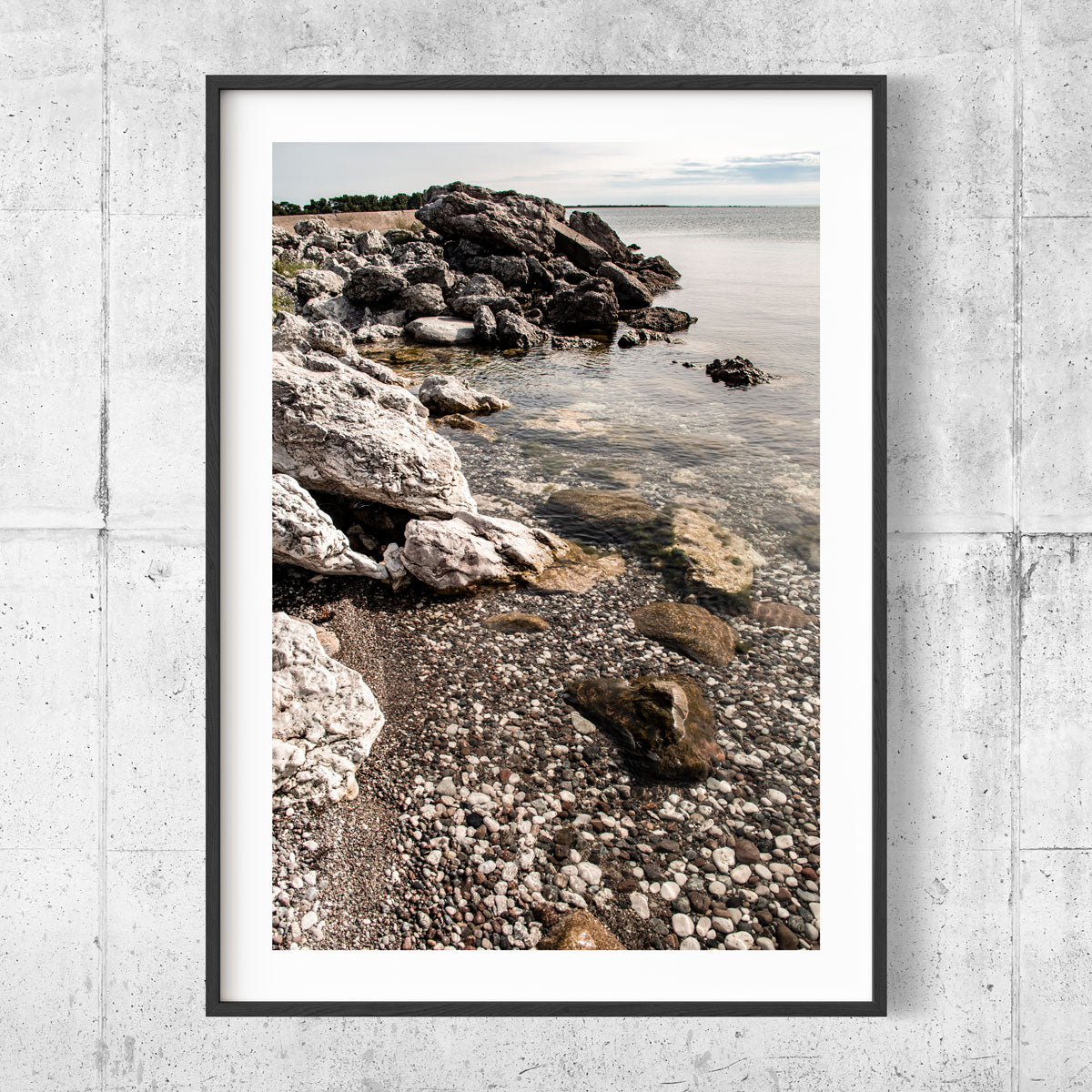 Stones and sea Gotland