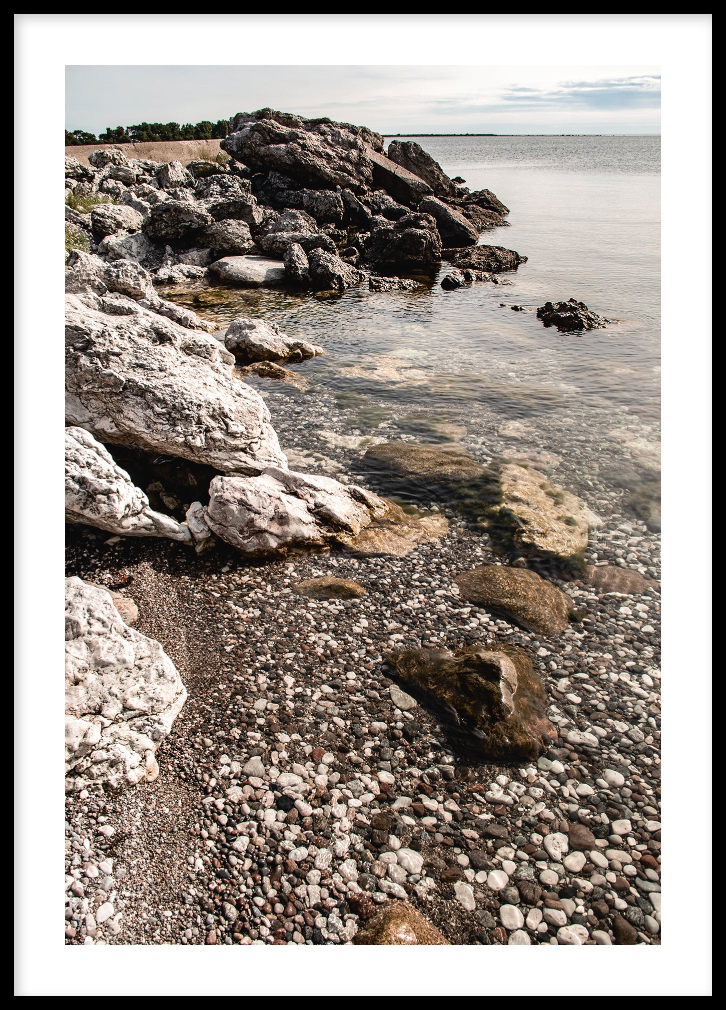 Stones and sea Gotland