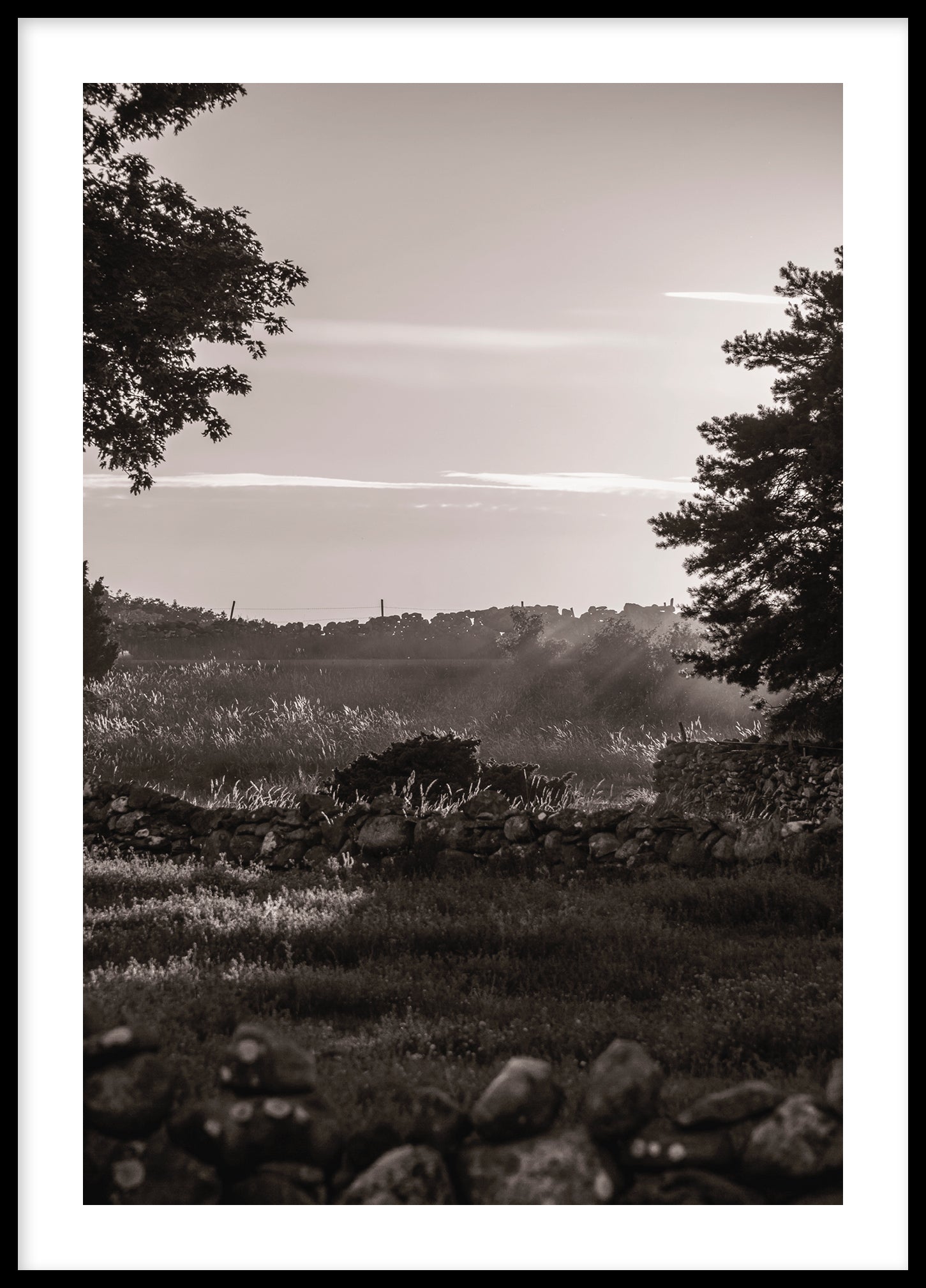 Vändburg Gotland sepia