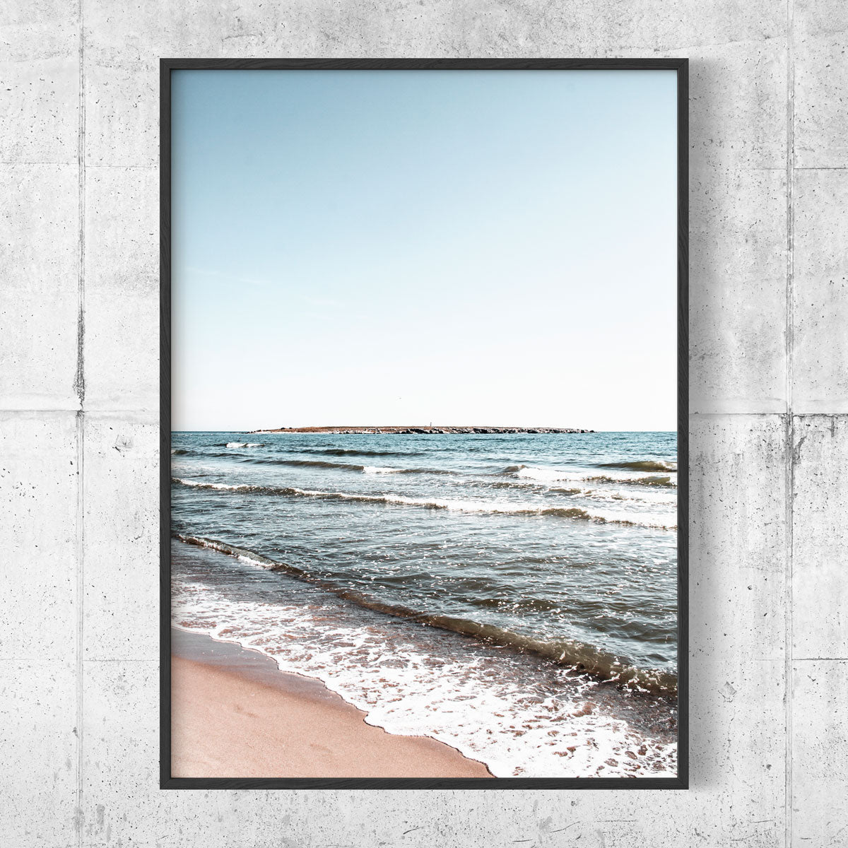 Holmhällar beach Gotland poster