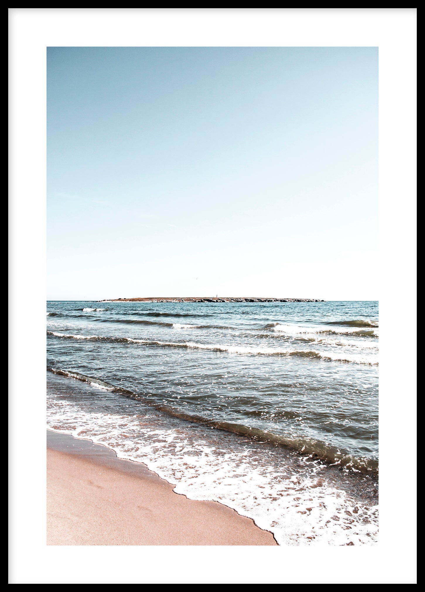 Holmhällar beach Gotland poster