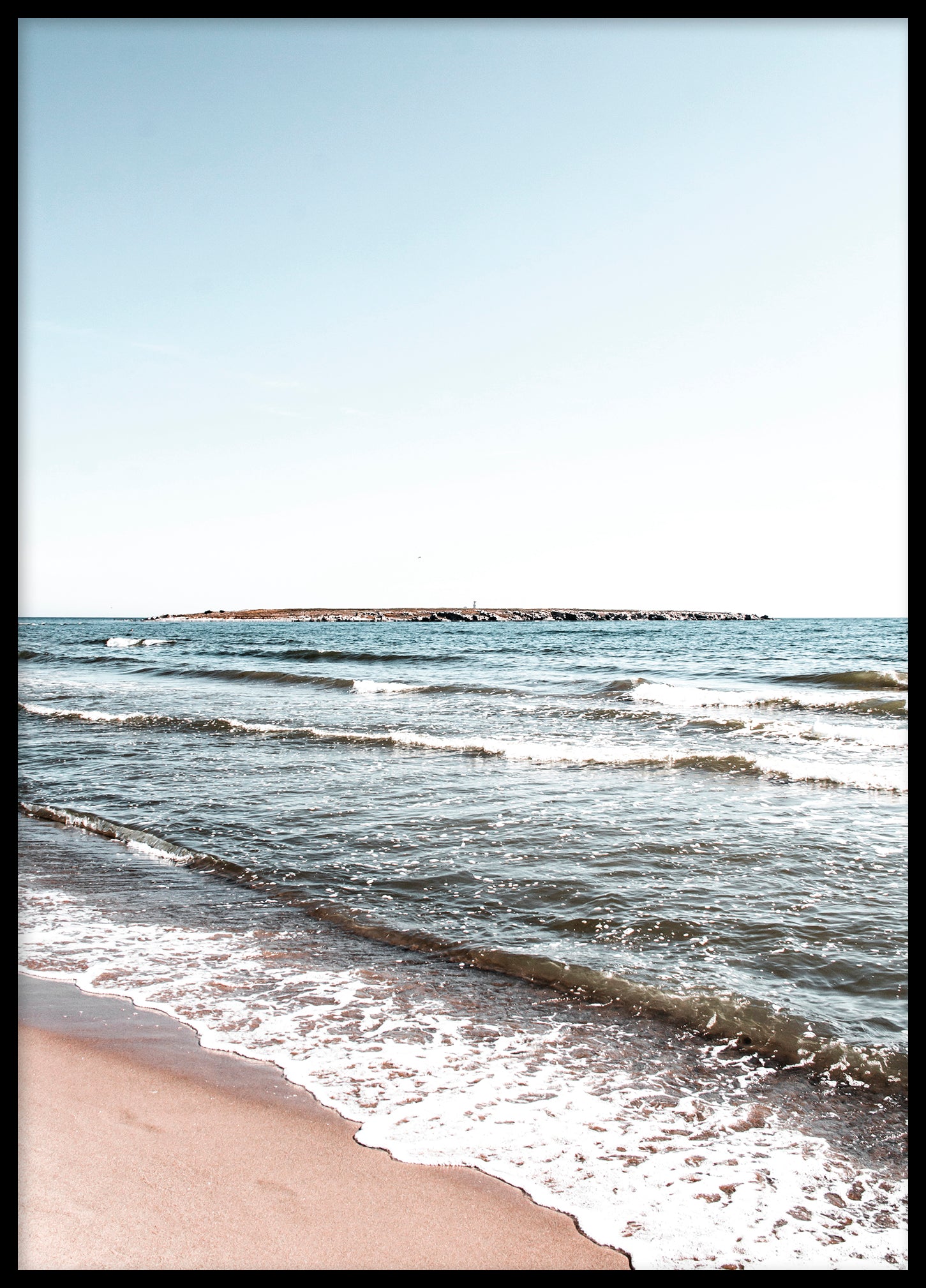 Holmhällar beach Gotland poster