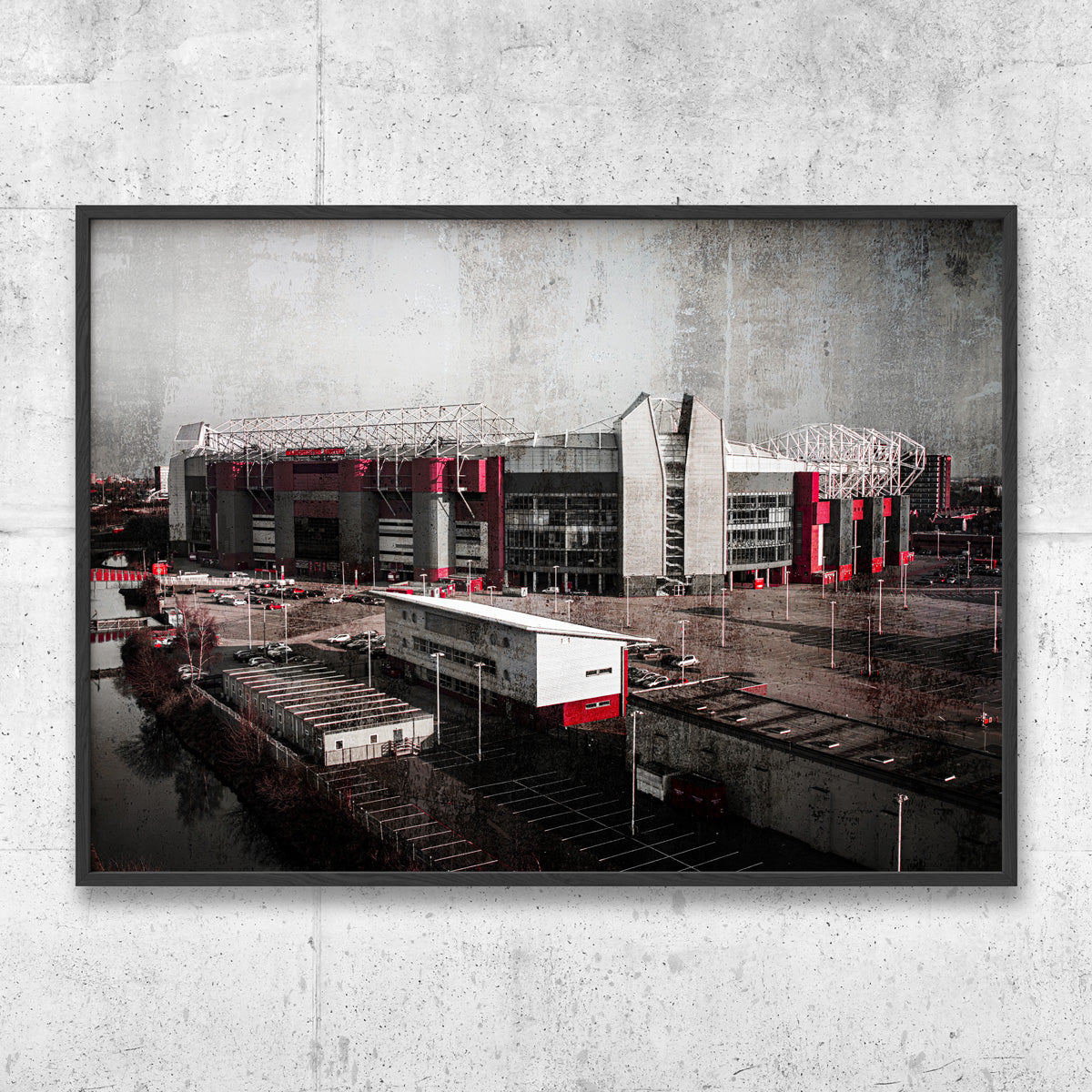 Old Trafford in Manchester poster