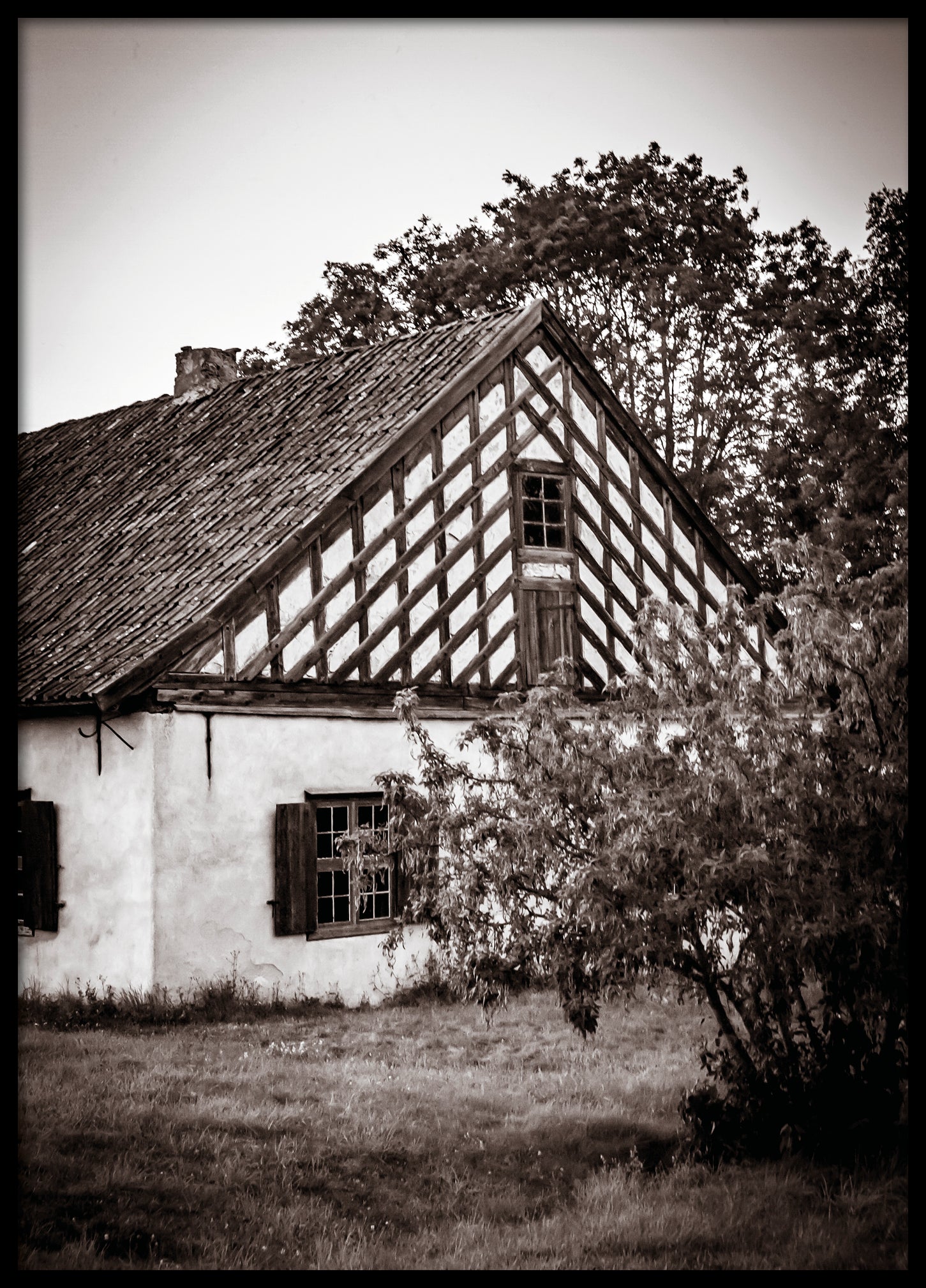 Old house Gotland poster