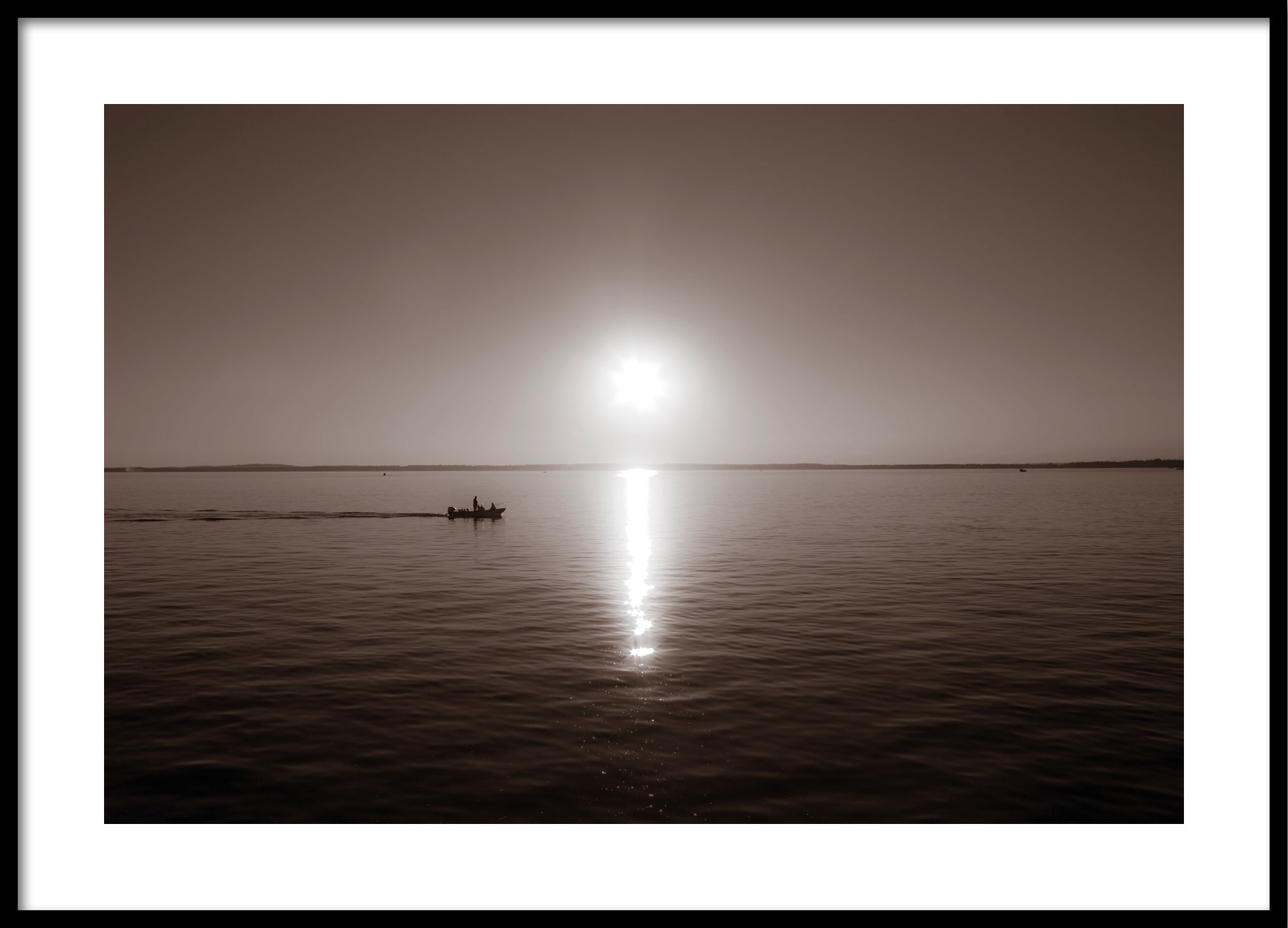 Bellingham sunset sepia