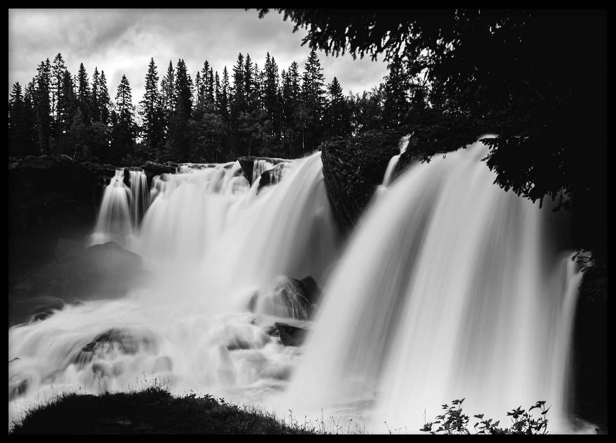 Waterfall Ristafallet Åre